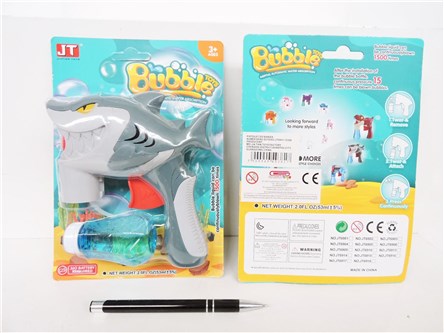 Pistolet do robienia baniek , rekin, blist