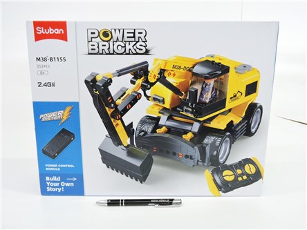 KLOCKI SLUBAN 353 el., R/C koparka