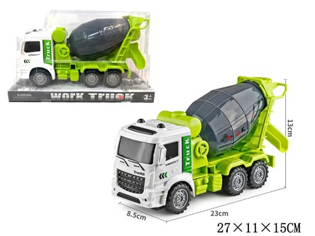 AUTO BETONIARKA, napęd, 27x11x15 cm,        klosz.