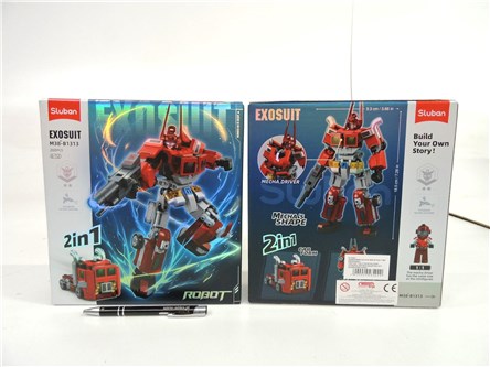 KLOCKI SLUBAN 260 el., KOSMOS, Robot-auto TIR