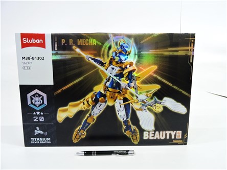 KLOCKI SLUBAN 562 el. KOSMOS, Robot złoty