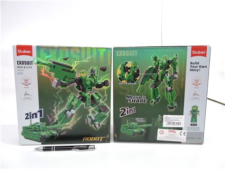 KLOCKI SLUBAN, 247 el., KOSMOS, Robot-czołg