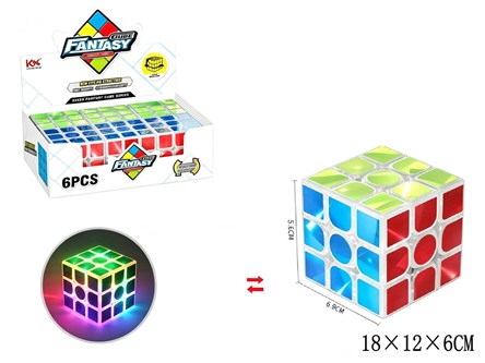 KOSTKA x 6 MAGICZNA świecąca