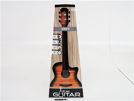 *GITARA, 81,5x32,5x8,5 cm, 6 strunowa,       kart.