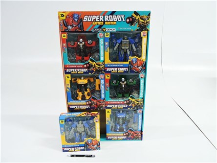 AST. ROBOT x 6,  pojazd, 19x19x6 cm,        displ.