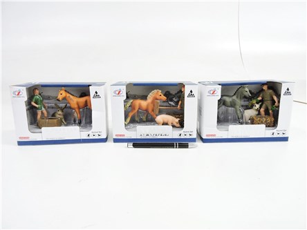 AST. ZESTAW farmerski, koń, zając+ opiekun, akces