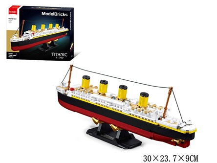 KLOCKI SLUBAN STATEK 376 el. Titanic 1:700