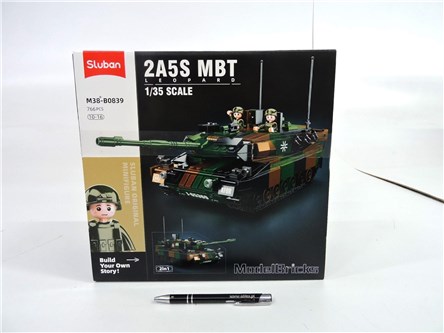 KLOCKI SLUBAN 766 el. WOJSKO, Czołg 2A5S MBT 1:35