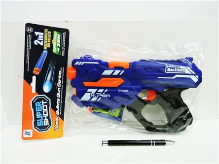PISTOLET NA STRZAŁKI PIANKOWE, 26x16x4 cm,    wor.