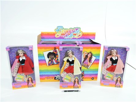 AST. LALKA x 9 28 cm, 32x16x5, 3 wz.,       displ.