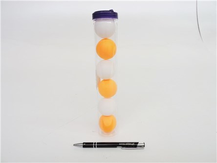 PIŁKI do tenisa stołowego, 6 szt., 2 kol.