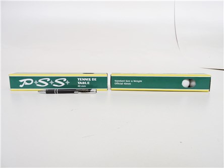 PIŁKI do tenisa stołowego, białe, 6 szt.,    kart.