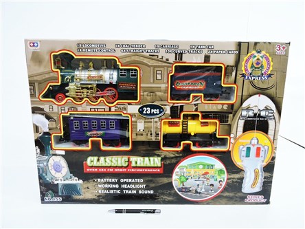 *KOLEJKA, na radio, 63x43x10 cm, 23 el.,     kart.