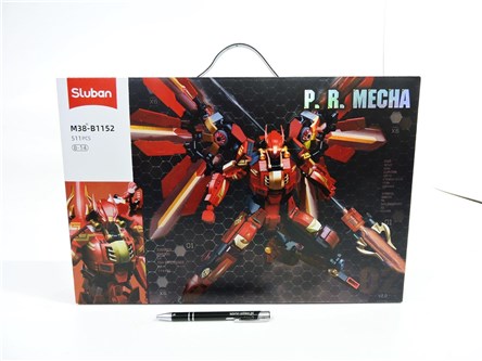 KLOCKI SLUBAN 511 el. KOSMOS, Robot czerwony