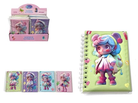 AST. NOTES x 12, dziewczynka,   displ