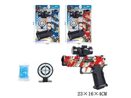 PISTOLET NA KULKI WODNE na karcie 2 kol.