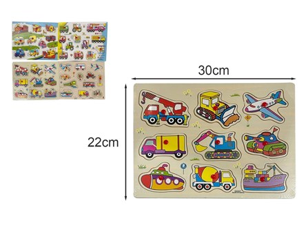 AST. UKŁADANKA, drew., 30x22 cm, 3 wz.