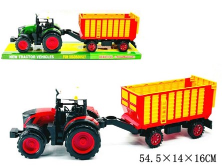 TRAKTOR Z PRZYCZEPĄ 2 kol. klosz