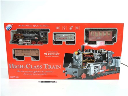 *KOLEJKA, bat., 86x43x11 cm, 27 el.,       kart.