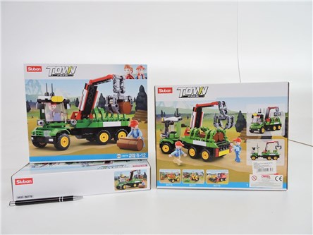 KLOCKI SLUBAN -FARMA, 209 el. Maszyna do przewozu