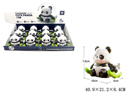 Zwierzątko nakręcane x 12 szt panda