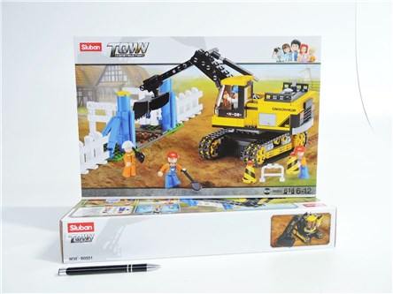 *KLOCKI SLUBAN 614 el. BUDOWLANE, Koparka