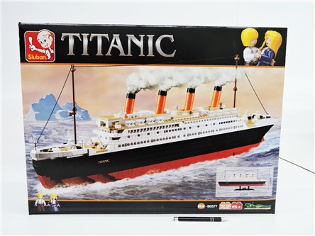*KLOCKI SLUBAN STATEK, Titanic 1012 el.