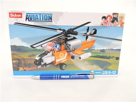 KLOCKI SLUBAN 129 el. LOTNISKO HELIKOPTER