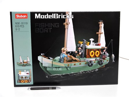 KLOCKI SLUBAN 610 el., statek kuter ryb. Ellie