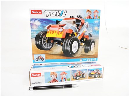 KLOCKI SLUBAN, 150 el., KLUB MOTO, Monster Truck