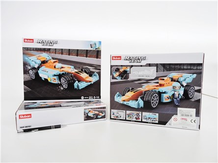 *KLOCKI SLUBAN, 221 el., Formuła 1,     kart.