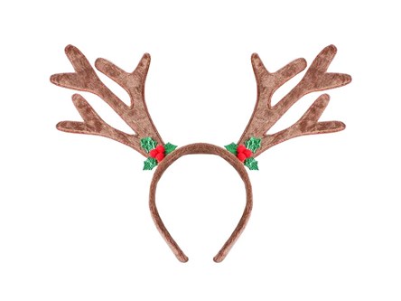 OPASKA Rogi renifera, brązowa