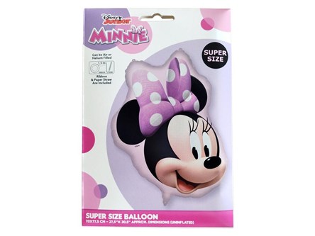 BALON foliowy, MINNIE DISNEY, 70x77,5 cm, 1 szt.