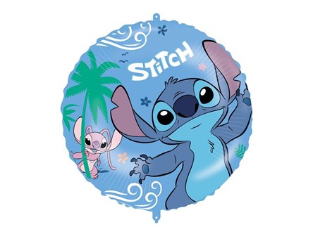BALON foliowy, STITCH & ANGEL DISNEY, 46 cm