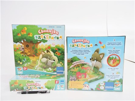 GRA CHOWAJKA ZAGLĄDAJKA, planszowa, 3+