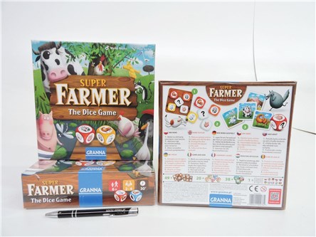 GRA SUPERFARMER, the dice game, planszowa, 6+