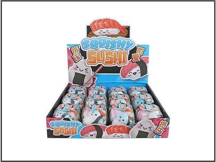 SUSHI DO ŚCISKANIA 3SZT.5CM W PUDEŁKU 9CM