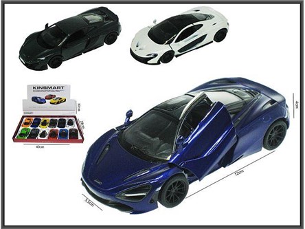 AUTO  x 12 metal MCLAREN pull back 13cm