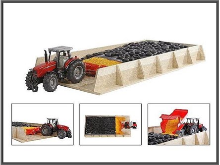 Drewniany Mega silos 30x60x6cm 1:32