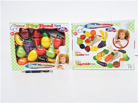 OWOCE KROJONE z deską, 20 el.  kart