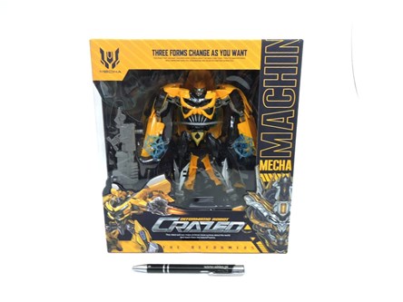 ROBOT AUTO 20 cm, 3 formy, 25x27x9 cm,       kart.