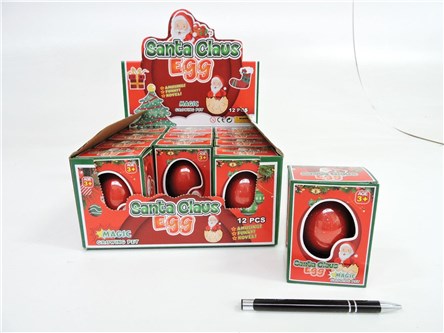 JAJKO x 12 rosnące, 6 cm, MIKOŁAJ/BAŁWAN, displ.