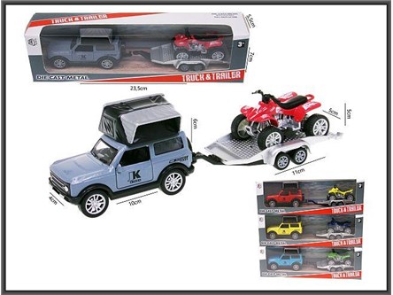 AUYO SAFARI PRZYCZEPA QUAD 20CM 4 wz.