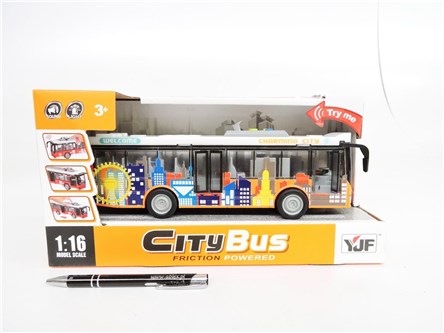 AUTOBUS 27 cm, św/dźw.,    kart.