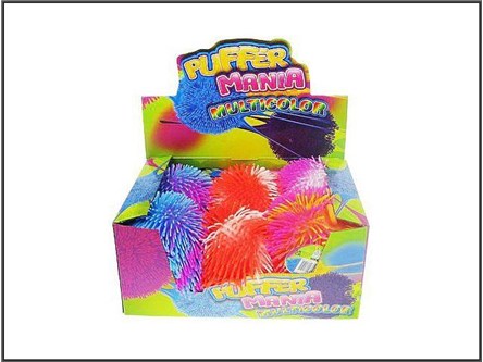 Piłka x 6 kolczatka multi kolor 20cm 4-rodzaje
