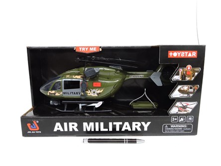 HELIKOPTER 38 cm, wojskowy, św/dźw