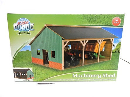 *GARAŻ na traktory, 55x77,5x38 cm, drew.,   kart.