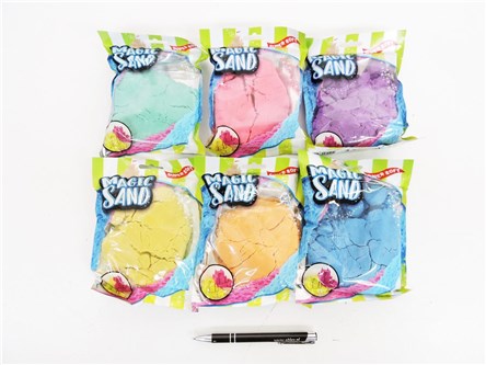 Piasek magiczny 250gram 6-kolorów