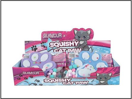 ŁAPKA x 8  kota mega 12,5CM 4 kol.