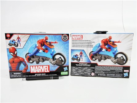 *MARVEL SPIDERMAN FIGURKA + MOTOR     /6